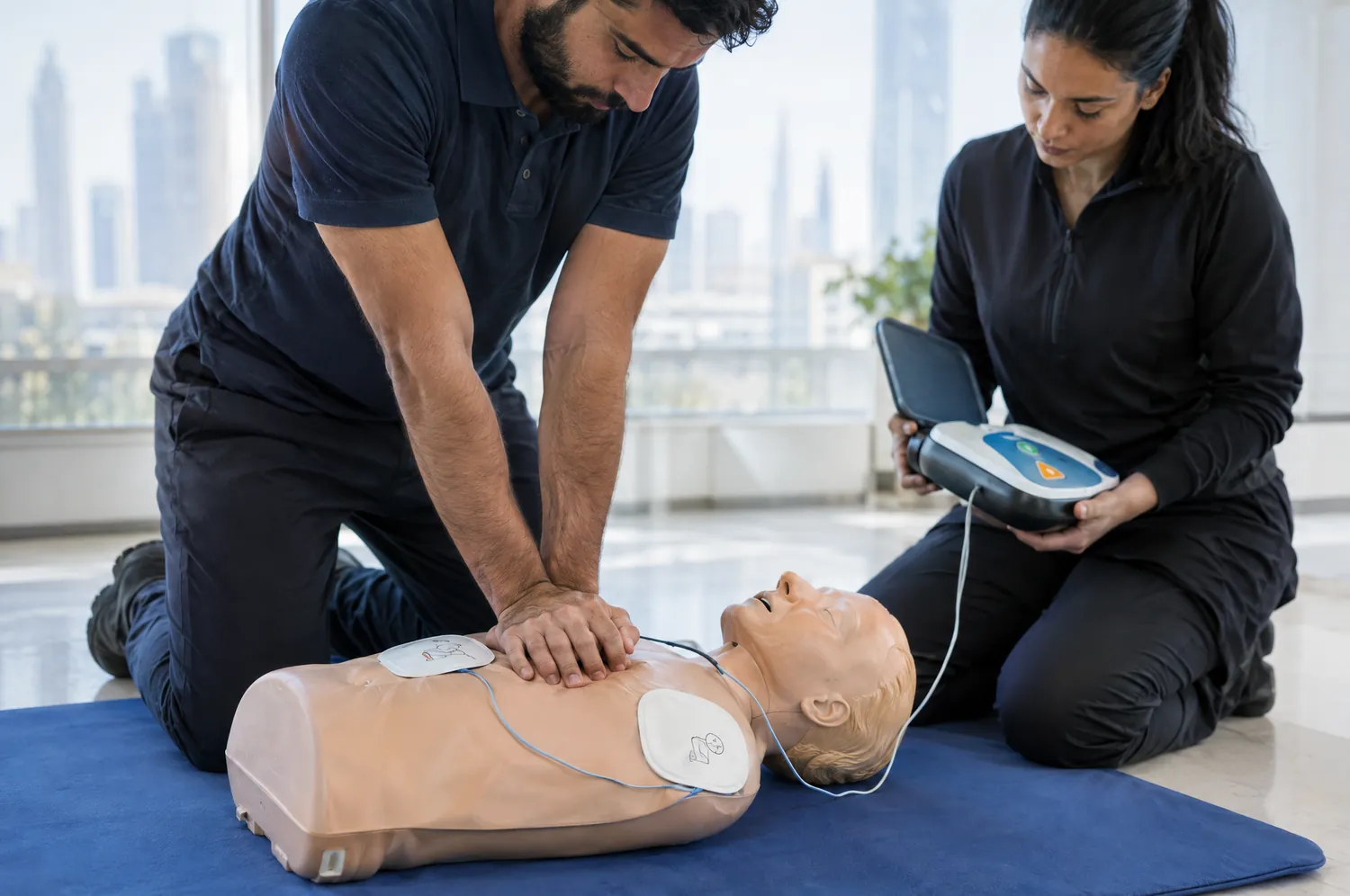 CPR and AED training