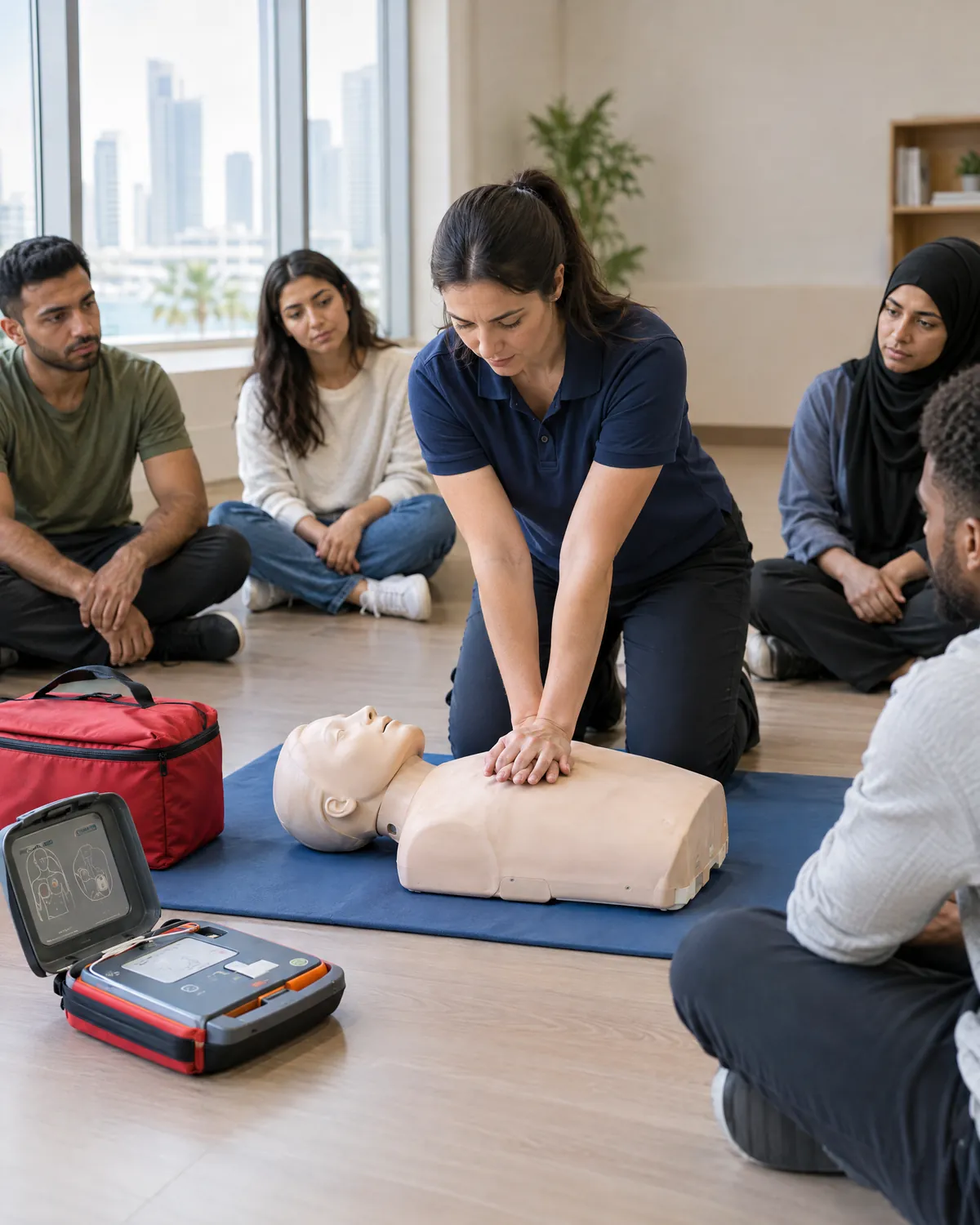 Practical first aid training